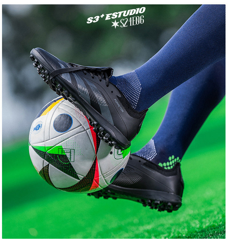 World Cup Football Shoes Men's New Style Grassland Competition AG Spike TF Broken Nails Adult Youth Student Sports Training