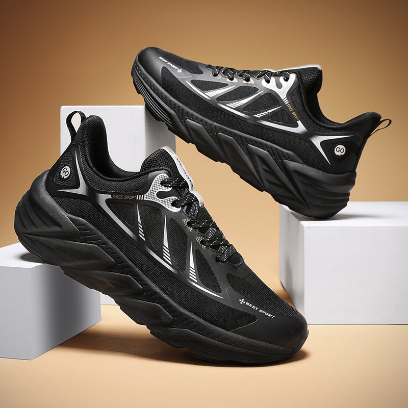 New Foreign Trade Running Shoes for Men and Women, Couple Style, Large Size, Versatile Marathon Outdoor Casual Cycling Jogging Sports Shoes