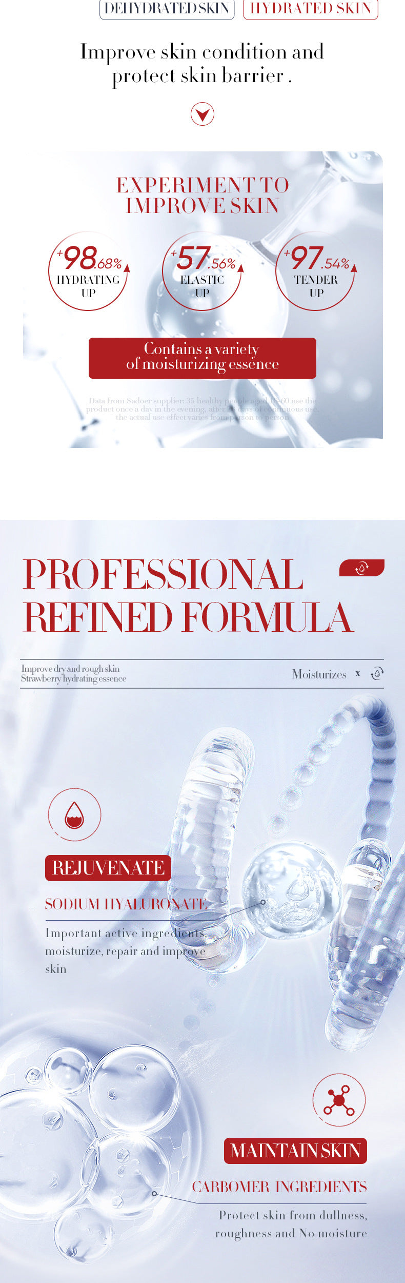 Cross-border Fruit Essence15ml Plant Avocado Moisturizing Apple Hydrating Nourishing Export Manufacturer Wholesale