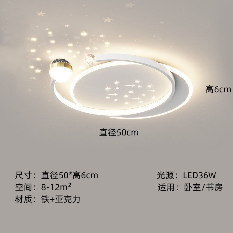 Modern minimalist living room led Ceiling Lamp2024New style main hall lamp wrought iron bedroom lamp high-end dining room lamp
