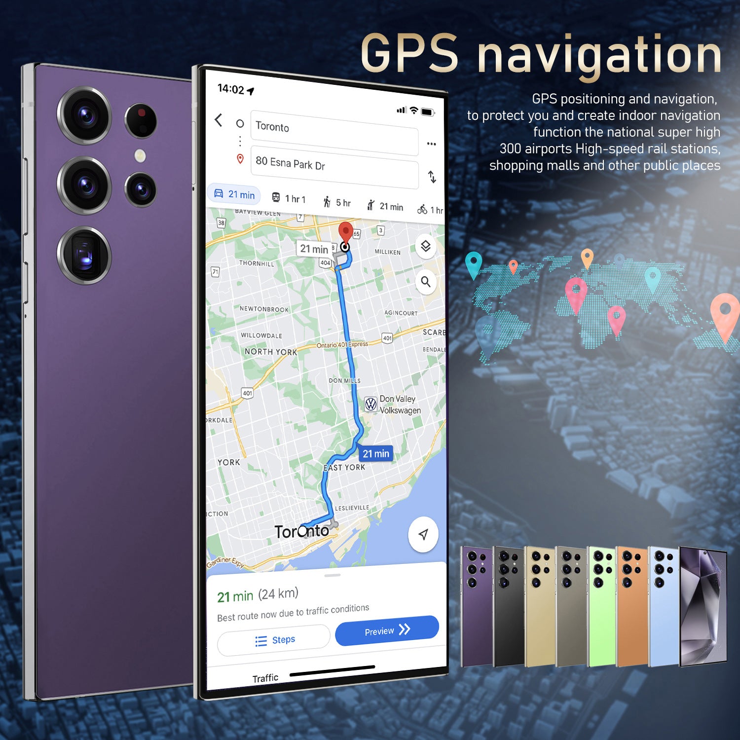 Exclusive Supply S24 Ultra Large Screen Smartphone16+1T Source Factory Direct Sales(Popular)