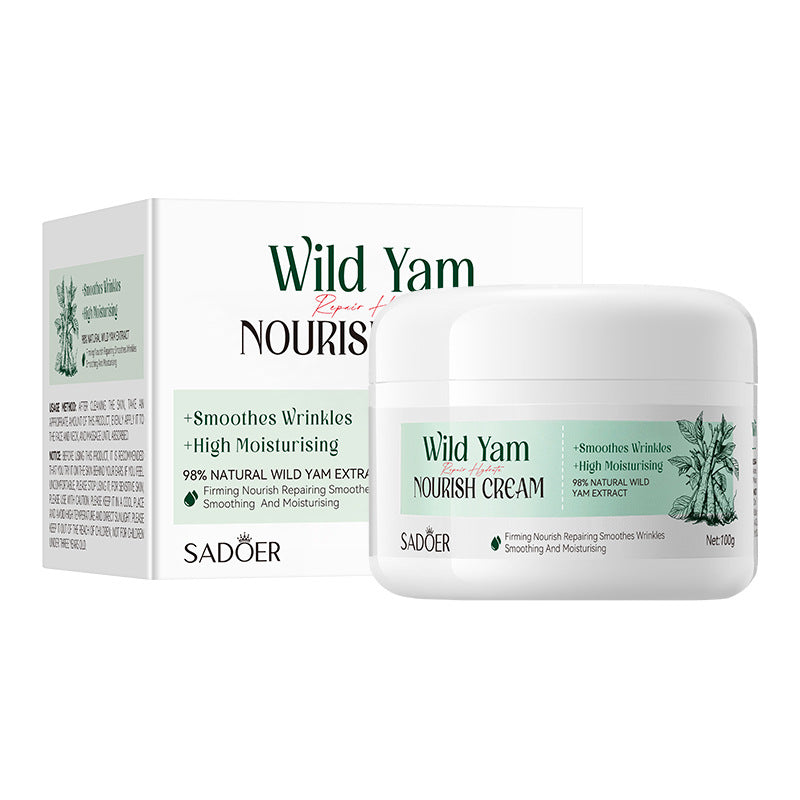 Yam Moisturizing and Nourishing Cream SADOER Moisturizing and hydrating skin cream cross-border foreign trade wholesale