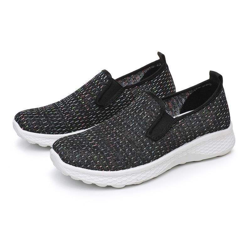 Lightweight Breathable Slip-On Women's Shoes Autumn Breathable Sports Shoes for Women2025New casual thick-soled shoes for the year