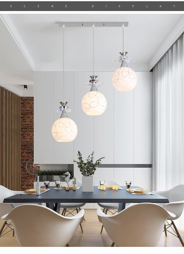 Dining-room lamp2025New Year's Postmodern Pendant Light Living Room Light Modern Simple Bedroom Light Dining Room Bar Pendant Light