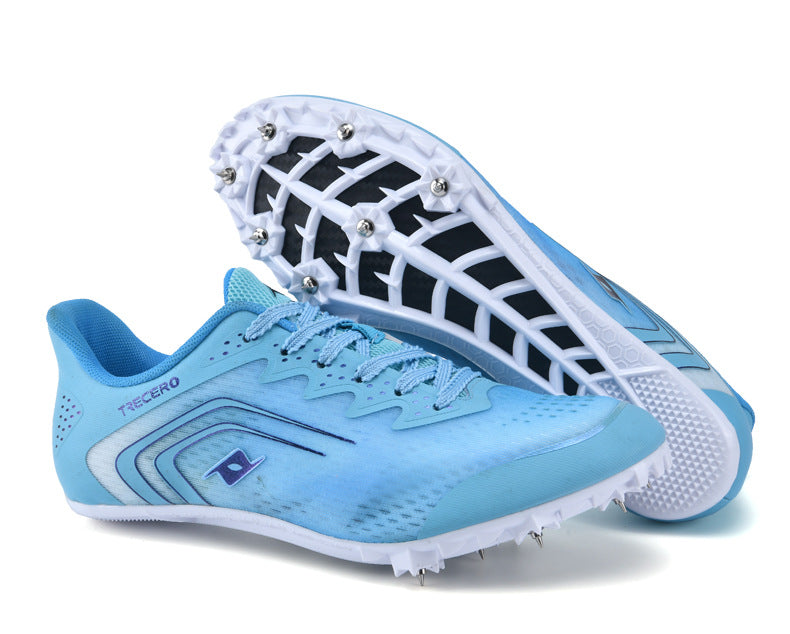 CICERO New Style Running Spikes Shoes for Teenagers Boys and Girls Students Large Spikes Professional Competition Physical Test Training Track and Field Shoes
