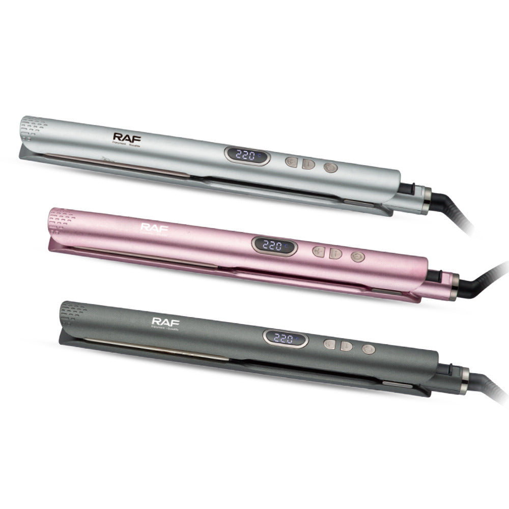 RAF EU Standard Hair Straightener Negative Ion Hair Straightener Root Straightening Iron Hair Straightening Curling Iron Home Use Volumizing