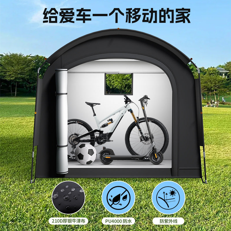 Bicycle Tent Outdoor Portable Waterproof Sunproof Dustproof Enlarged Bicycle Storage Tent