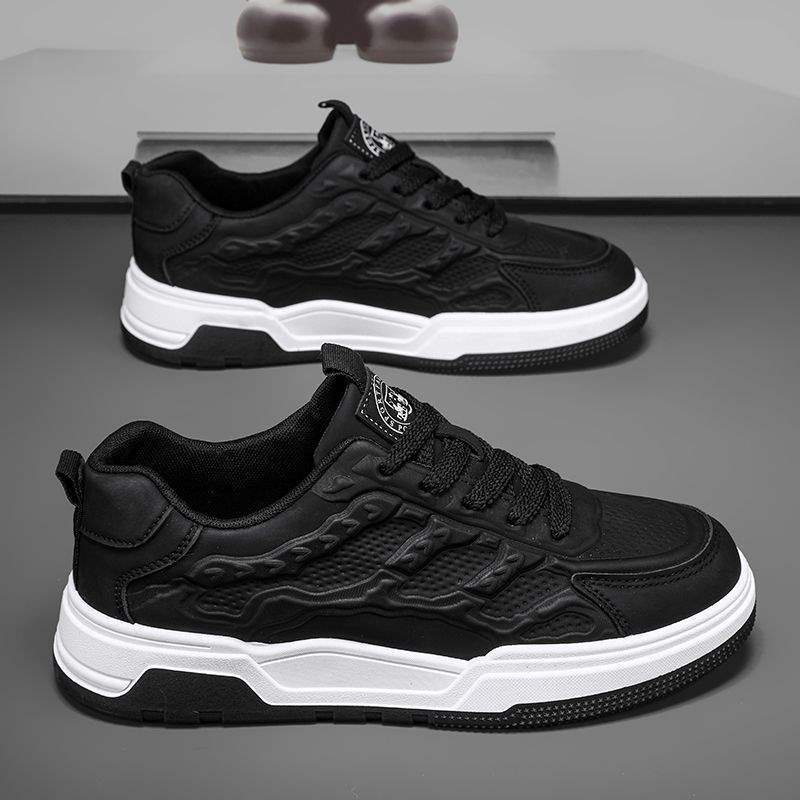 Paul2025Campus New Spring Summer Breathable Trendy White Sneakers Casual Height-Increasing Sports Shoes Board Shoes