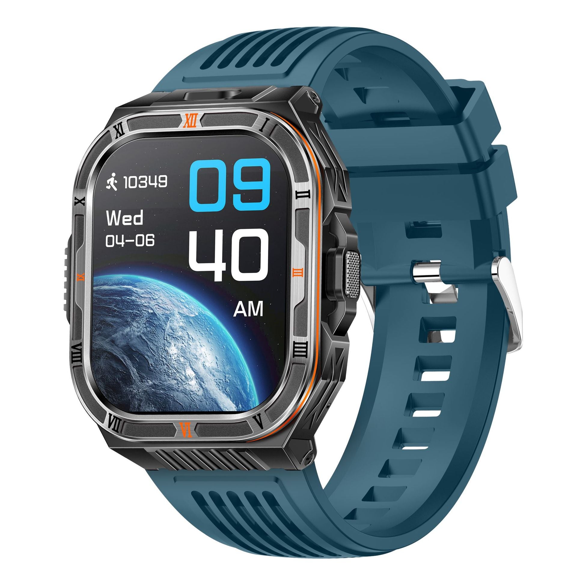 HT38Smart Watch Bluetooth Call Heart Rate Pedometer Sleep Flashlight Deep Waterproof Large Battery Three-Proof Sports