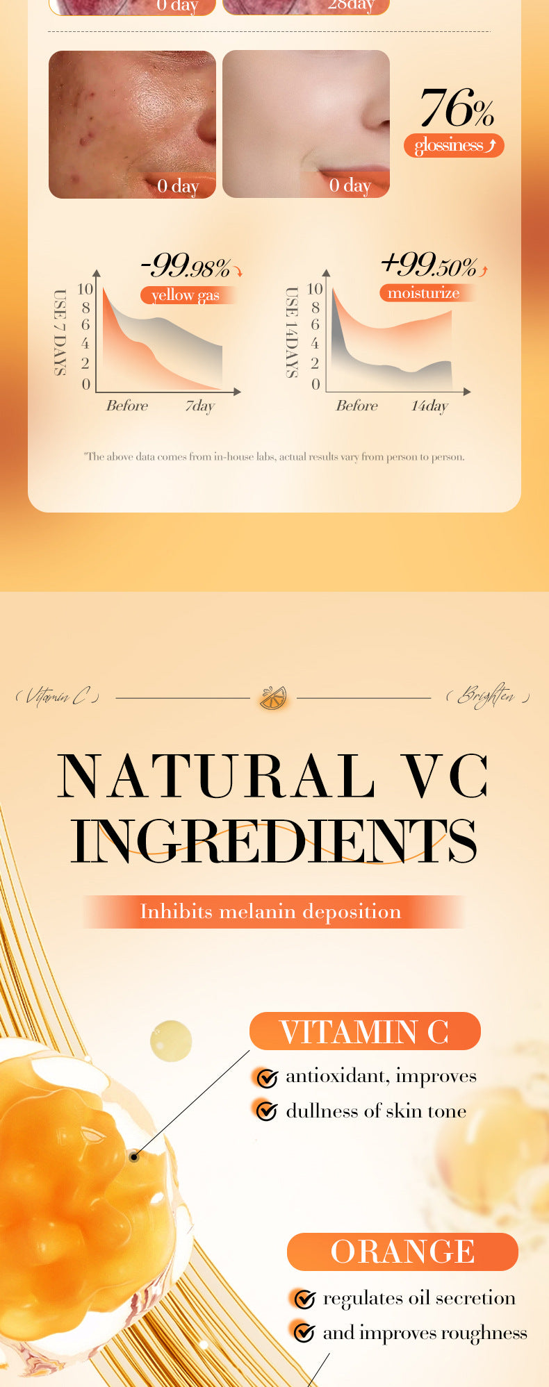 VC Whitening and Brightening Essence Lotion FAYANKOU Moisturizing lotion cross-border foreign trade wholesale