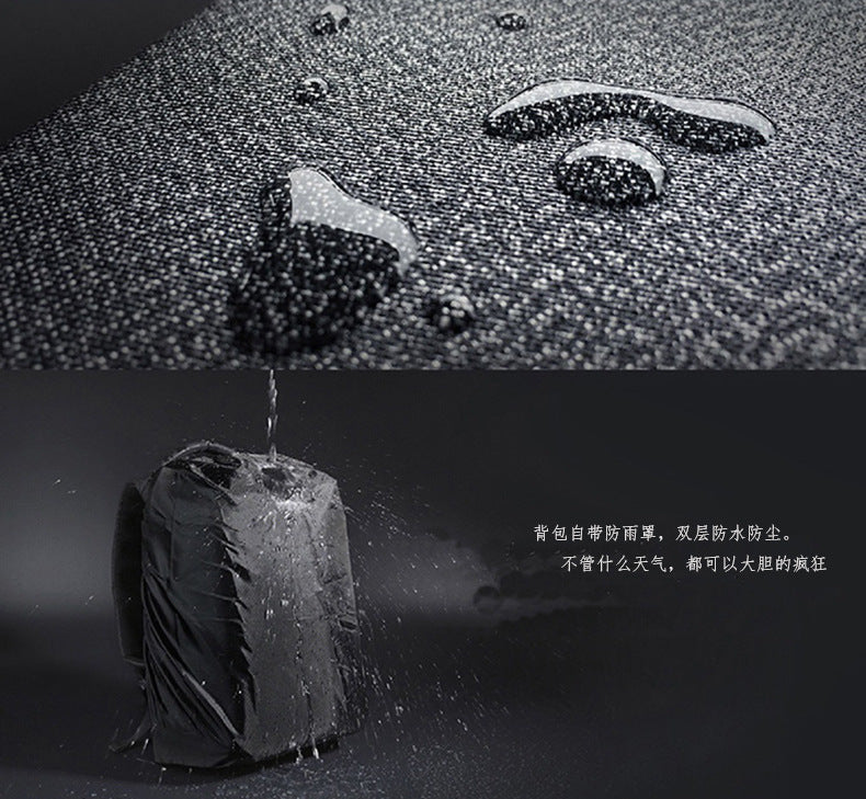 ozuko Men's Backpack Business Travel Computer Bag Outdoor Multifunctional Commuting Backpack Waterproof