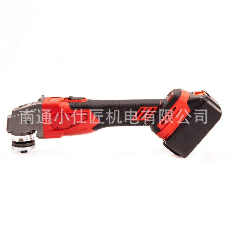 Cross-Border Foreign Trade Dropshipping Electric Angle Grinder Brushless Lithium Battery Tool Two Batteries One Charger High-Power Angle Grinder Grinding