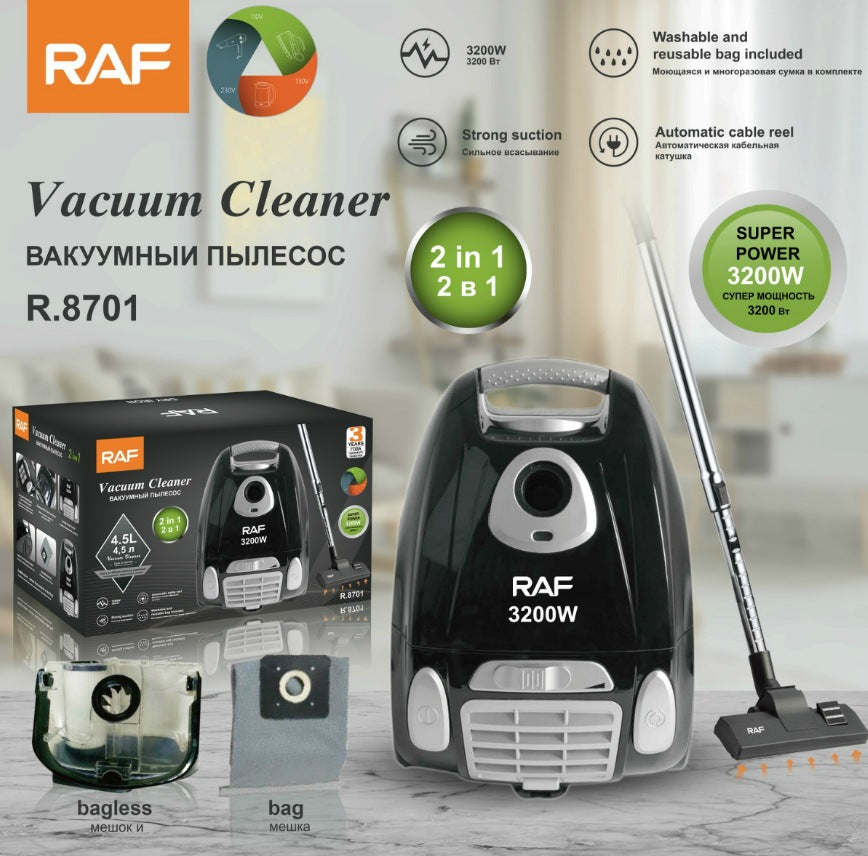 RAF Vacuum Cleaner Household Vacuum Cleaner for Bedroom and Living Room, Powerful Carpet Vacuum Cleaner with High Suction, Handheld Type