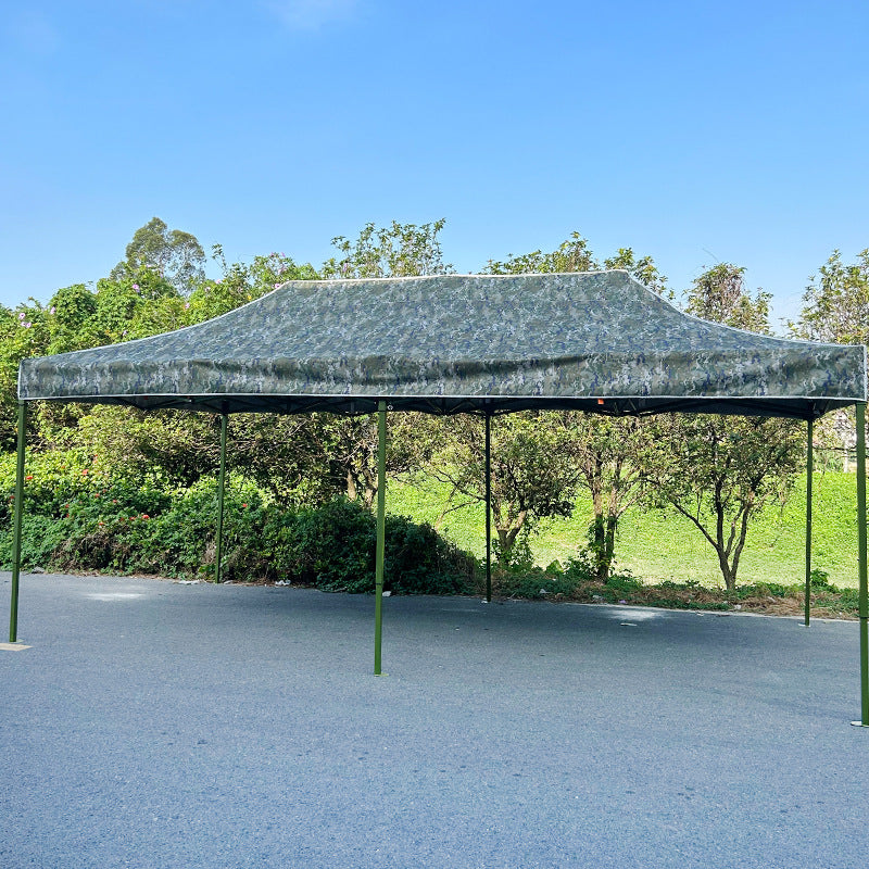 21Ink Wash Pattern Camouflage Tent Outdoor Mobile Parking Shed Exhibition Advertising Promotion Exhibition Four-Corner Sunshade Shed