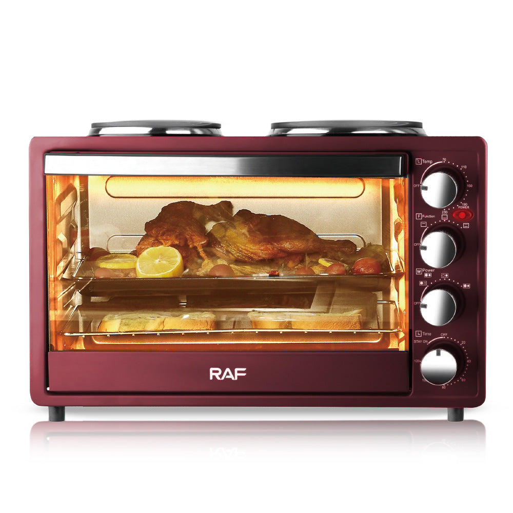 RAF Specially designed for European and American standard electric ovens and electric stoves with dual burners40L Large Capacity Top and Bottom Heating Home Oven