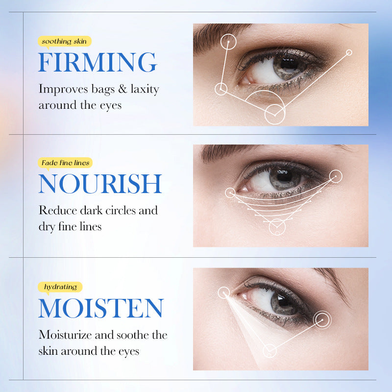 Full English Blueberry Fruit Smooth Eye Mask SADOER Moisturizing and Nourishing Eye Mask Patches  Wholesale