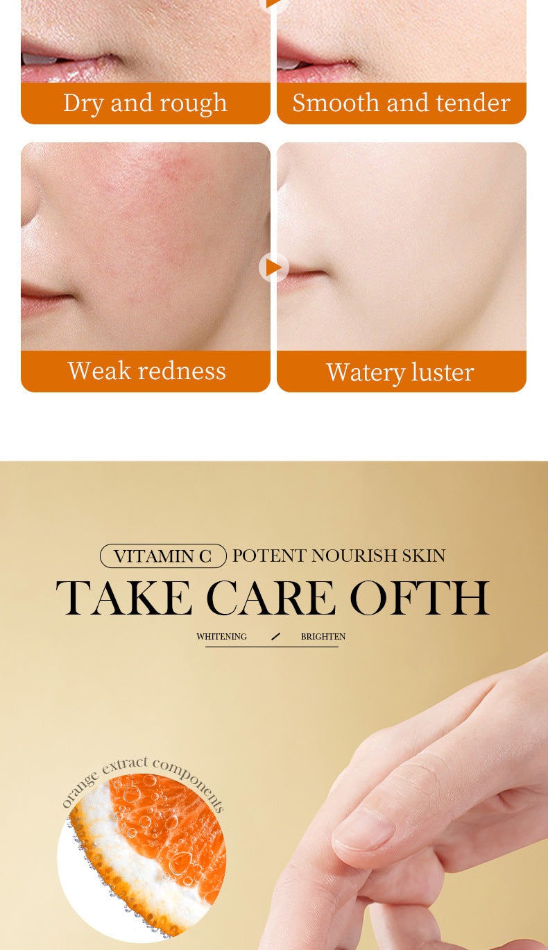 All English Vitamins C Whitening Skin Care Set BIOAOUA Cleansing and Moisturizing Five-Piece Set  Wholesale