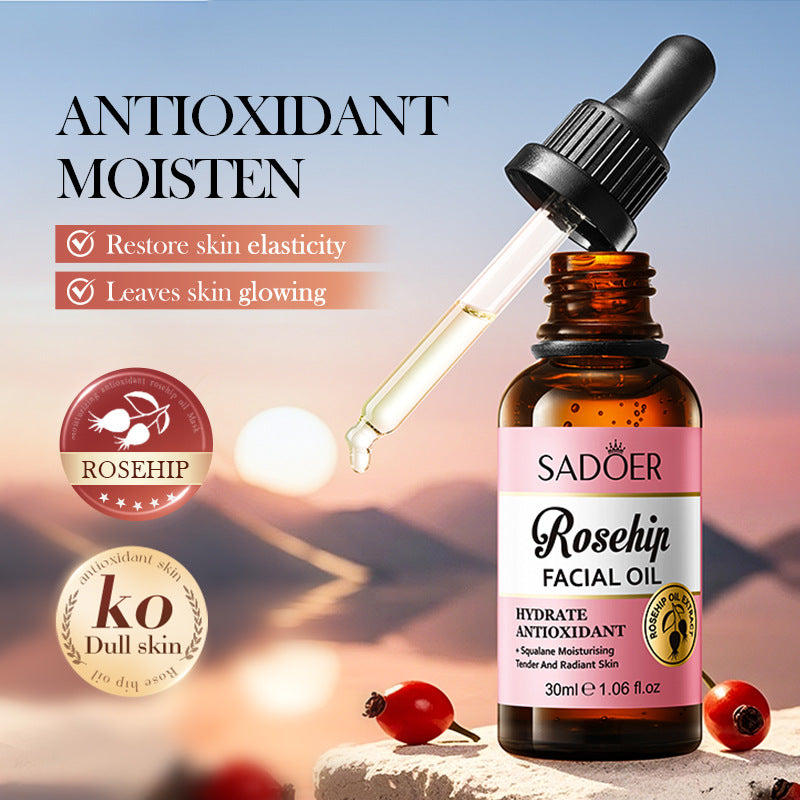 Rosehip Antioxidant Hydrating Essence SADOER Moisturizing facial essential oil cross-border foreign trade wholesale