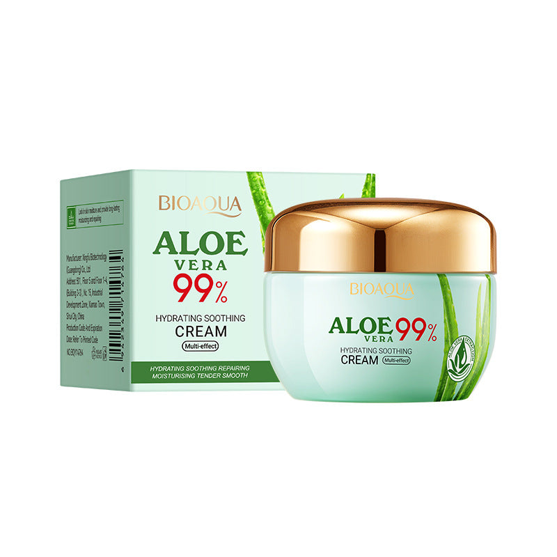 Aloe Vera Face Cream50g BIOAOUA Hydrating, soothing, and nourishing skin moisturizing cream for  foreign trade wholesale