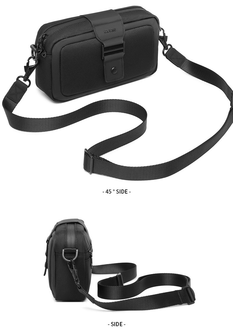 Men's Crossbody Bag High-End Single Shoulder Bag Portable Small Bag Waterproof Oxford Cloth Mini Men's Bag Trendy Style