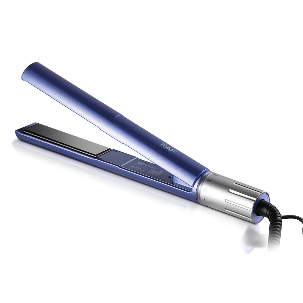 RAF EU Standard Hair Straightener Flat Iron Hair Straightening Curling Iron Negative Ion Hair Straightener for Home Use Volumizing Hair Roots