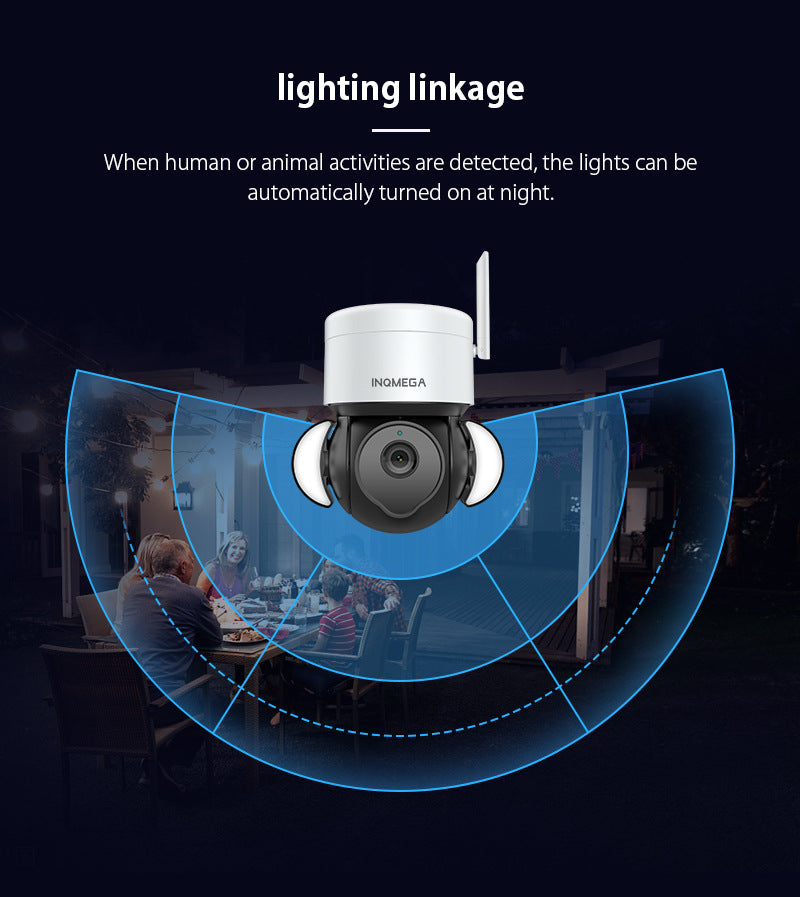 Factory Private Model TUYA Wireless Monitoring WiFi Surveillance Dome Camera HD3MP Graffiti Camera Recorder