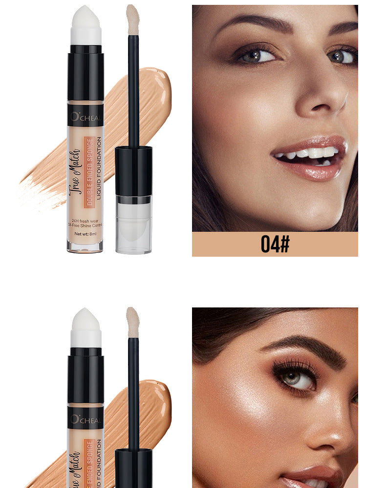 AliExpress Ouqianya Dual-Head Concealer Pen Even Skin Tone Spot Application Cover Spots Acne Marks Wholesale