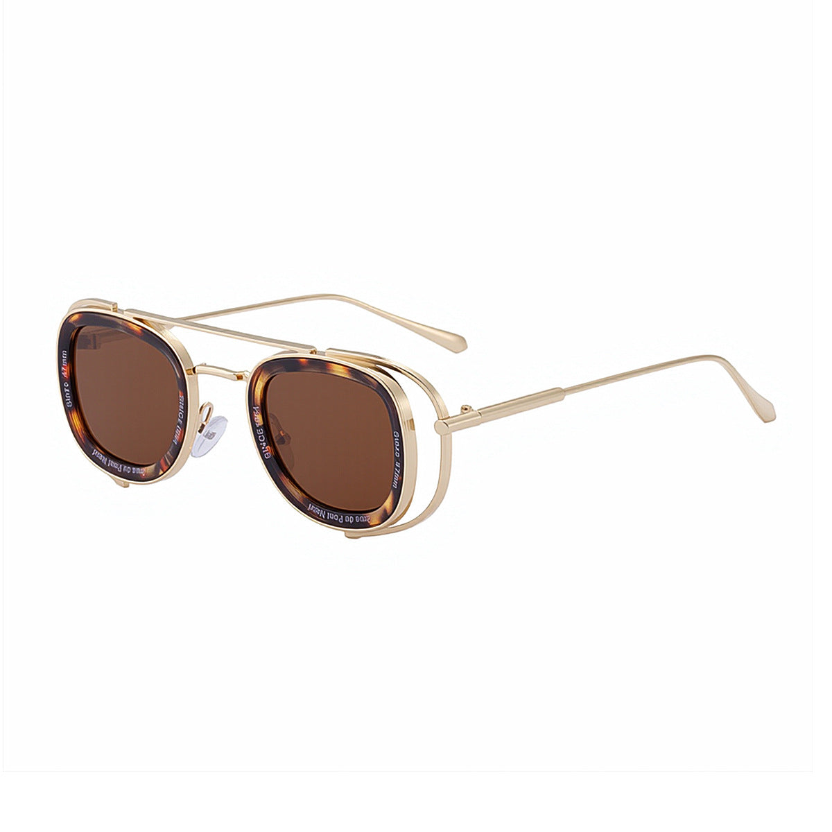 2025New Men's Sunglasses High-End Oval European and American Retro High-Grade Sunglasses for Men Driving