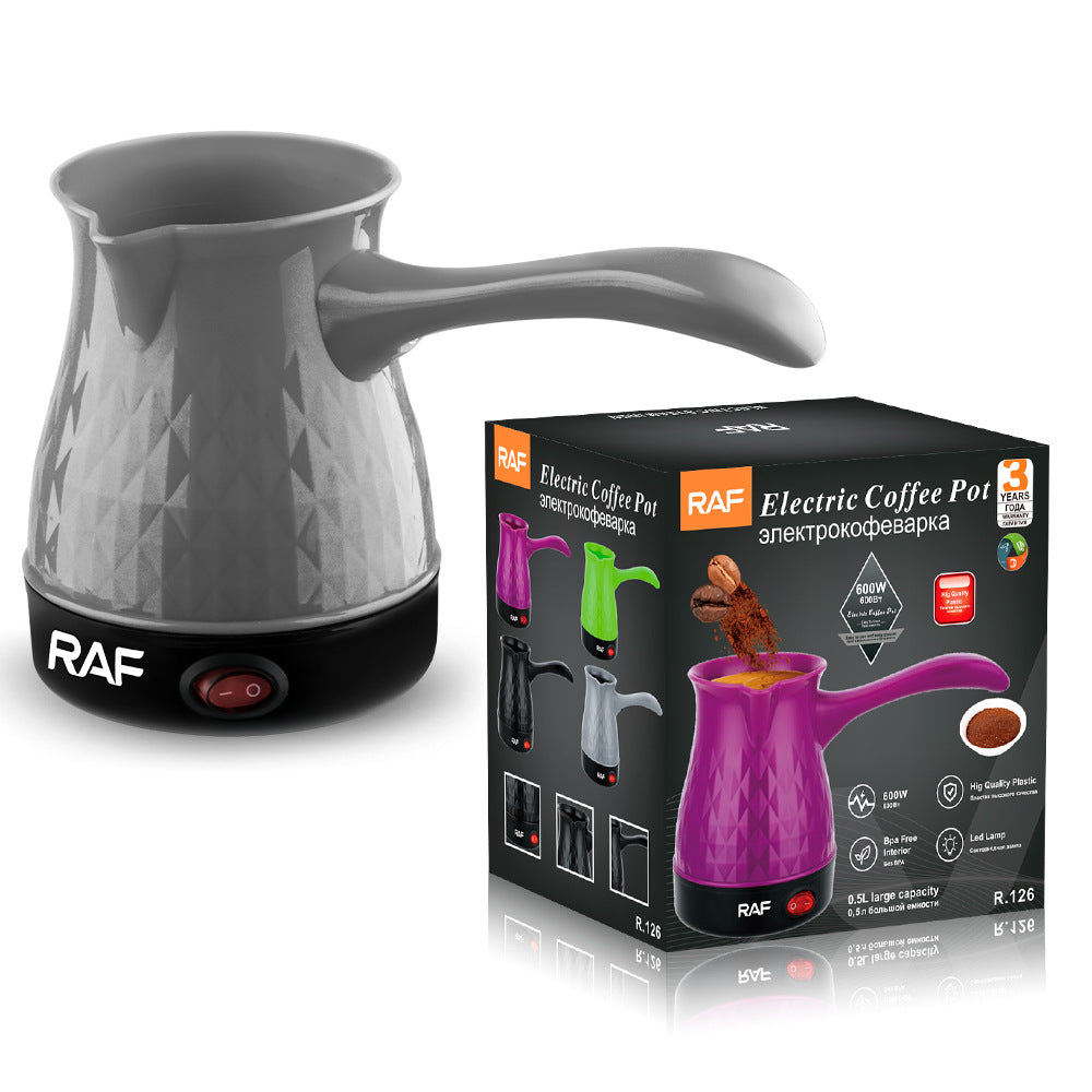 RA European Standard  Turkish Electric Coffee Kettle Small Capacity Mini Pour Over Double-Layer Stainless Steel Household Kettle