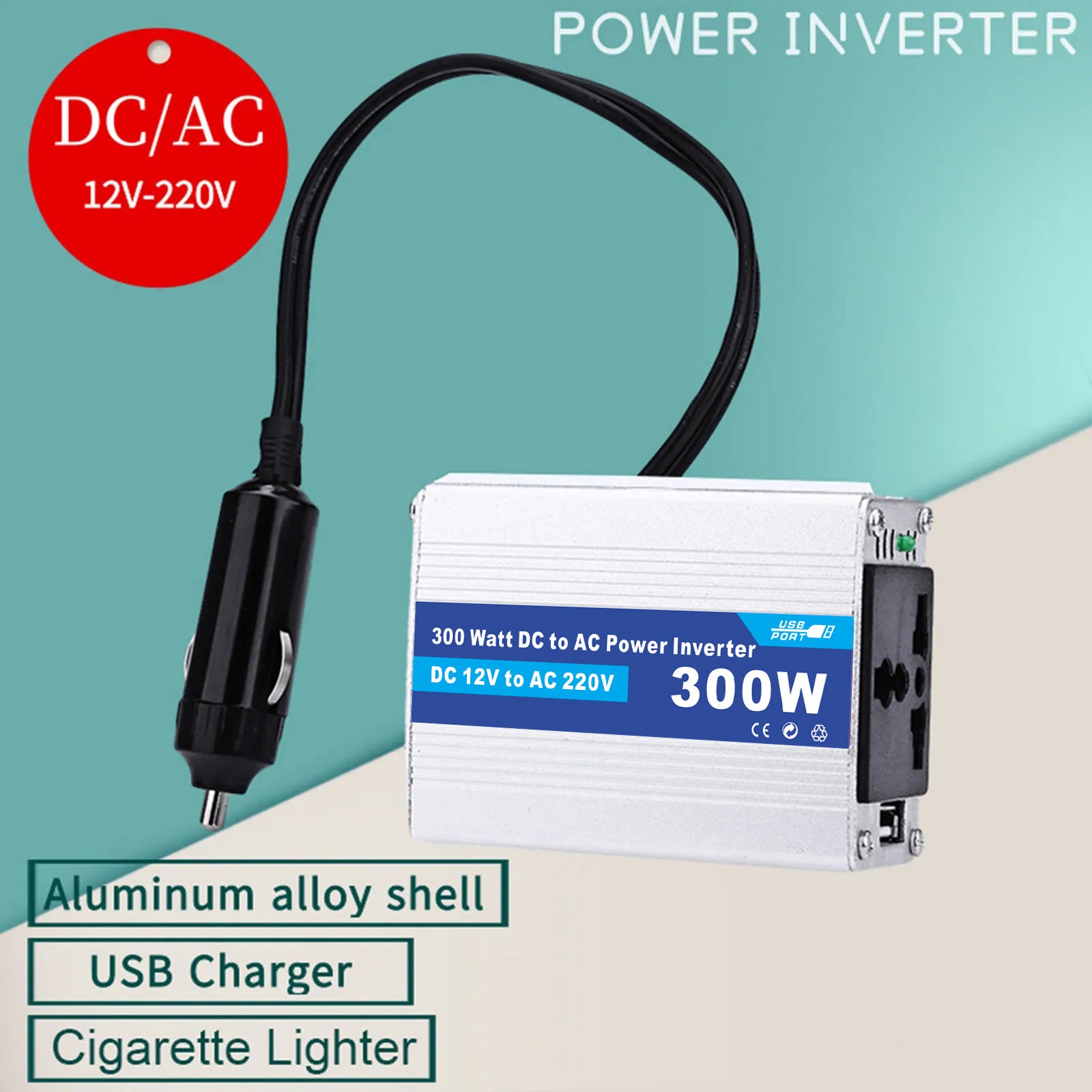 Car Converter Car Small Electrical Appliances Car Inverter150W Dc12V Transfer Communication220V Set Sail