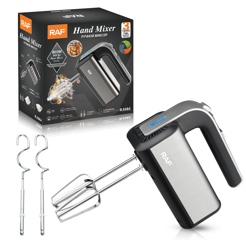RAF European standard high-power handheld electric whisk Baking Cream Mixer Small Whisk R 6664