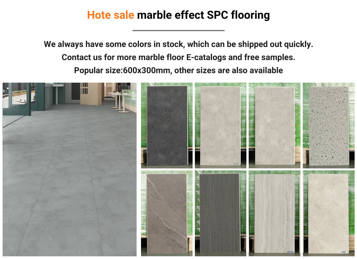 PVC Flooring Vinyl Plastic Wood Grain Spc Click Flooring