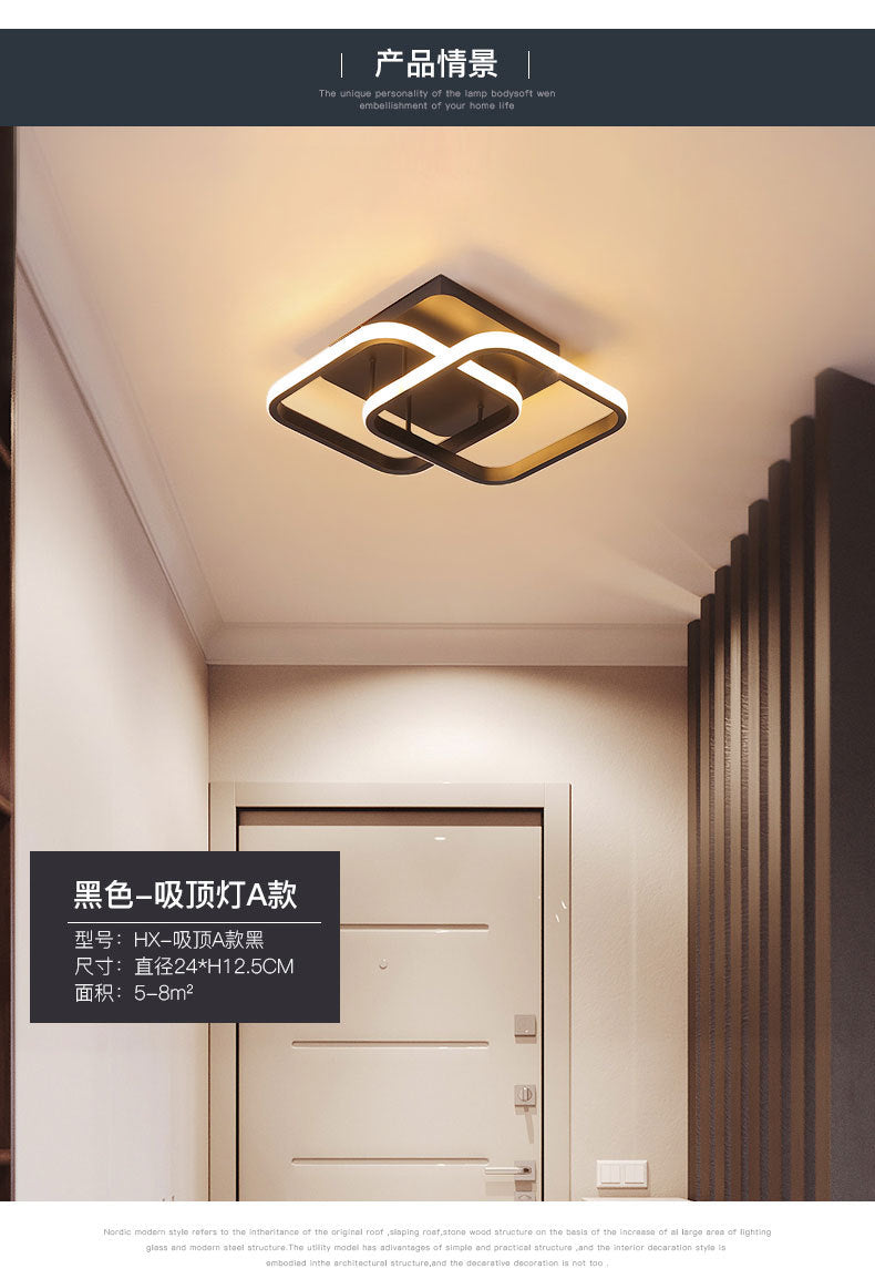 Aisle Light Entryway Hallway Light Iron Art Stair Light Cloakroom led Ceiling lamp balcony lamp Zhongshan lighting fixtures