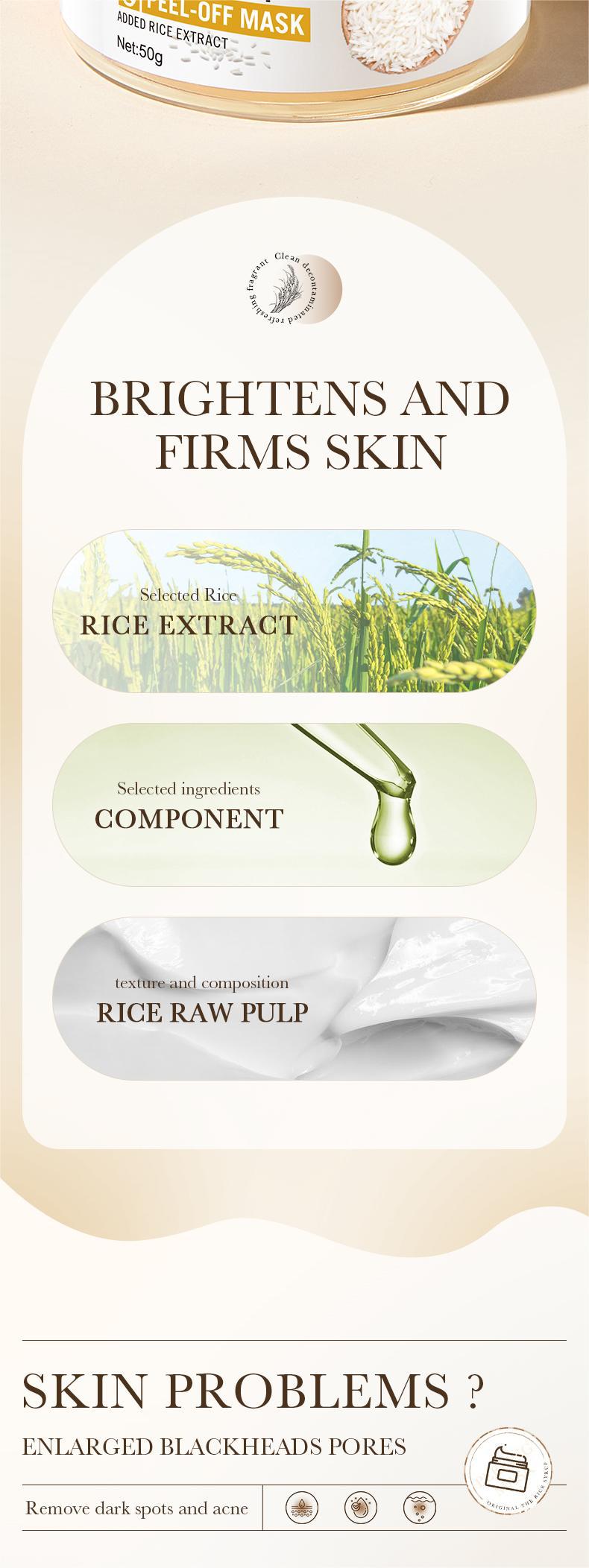 Full English Rice Skincare Set BIOAOUA Rice Puree Series Six-Piece Set Box  Wholesale