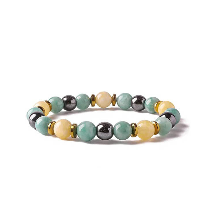 Black Gallstone Elastic Bracelet for Women Friendship Gift Cross Pendant Tiger Eye Blue Vein Agate Beaded Bracelet