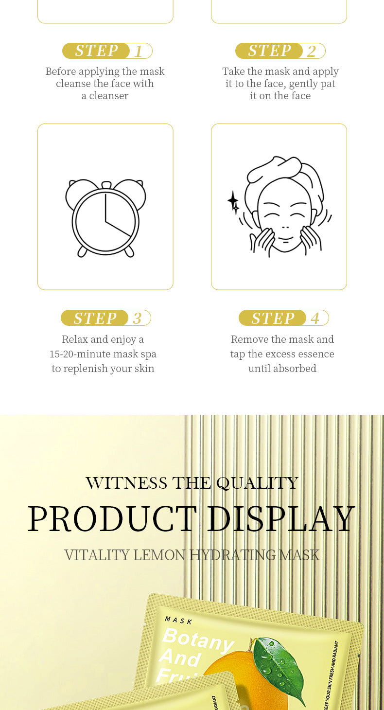 Fruit Mask SADOER Avocado Rose Hydrating Moisturizing Tablets Cross-border Foreign Trade Skincare Wholesale