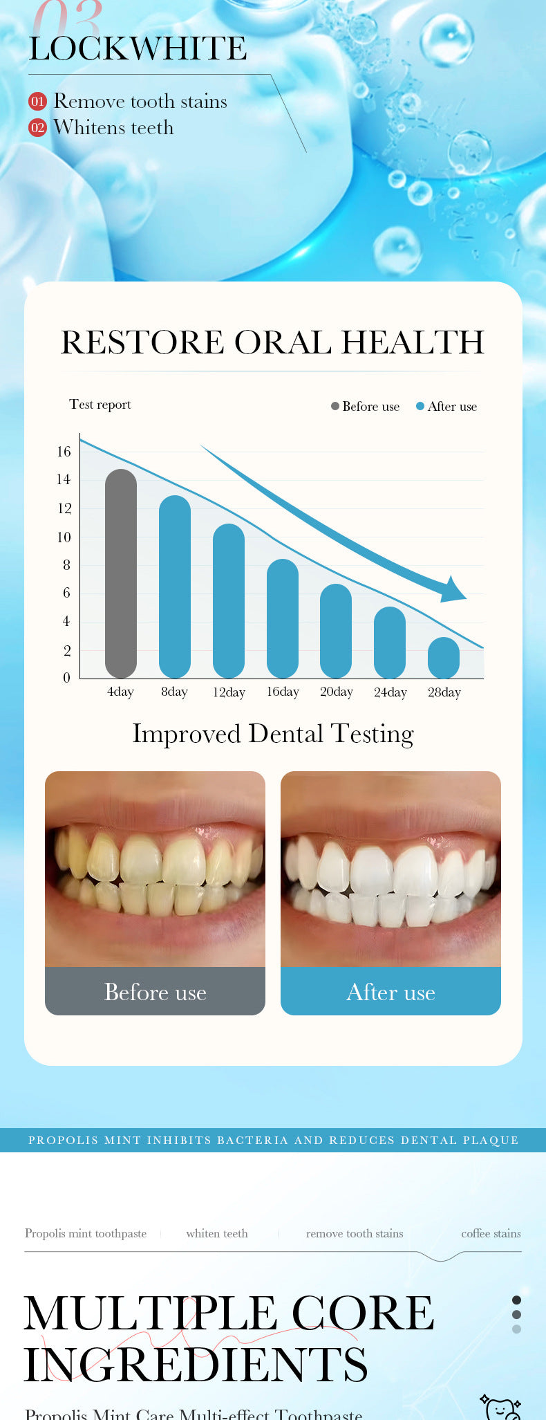 Full English Mint Toothpaste100gSADOER Propolis Sea Salt Ginger Cleans Tartar Strengthens Teeth  Wholesale