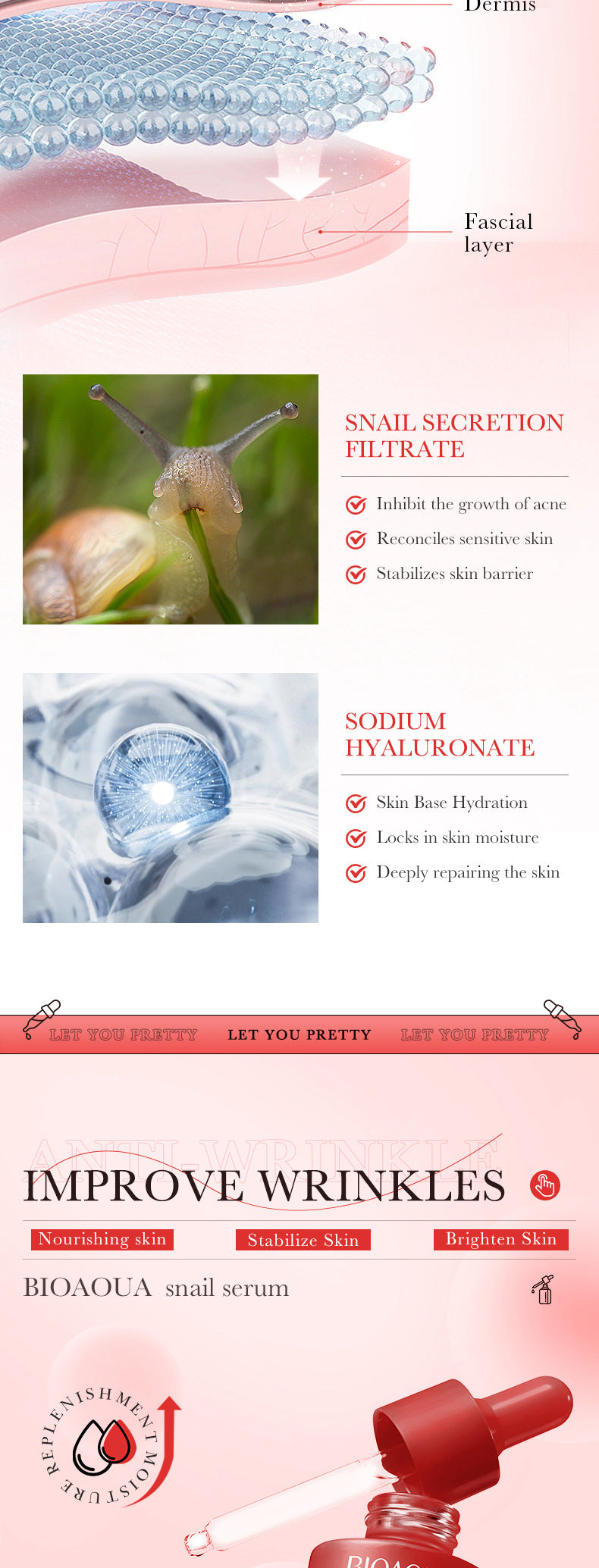 Full English Essence Serum30ml BIOAOUA Turmeric Hydrating Retinol Moisturizing and Nourishing  Wholesale