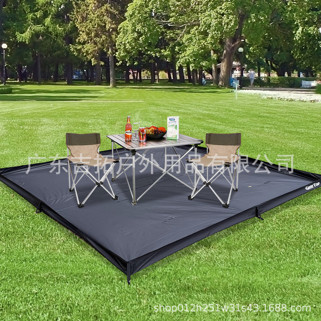 New Bathtub Style Ground Cloth Moisture-Proof Mat Beach Pressed Waterproof Ground Mat Picnic Outdoor Wall-Raising Ground Mat Oxford Cloth