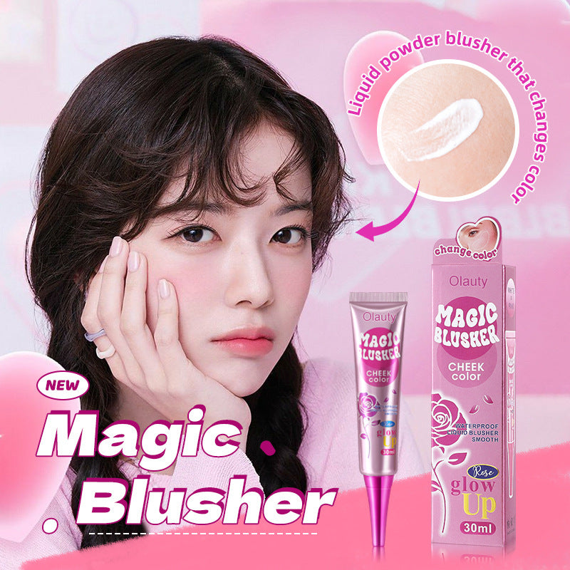 Philippines Olauty Magic Temperature-Sensitive Color-Changing Liquid Blush30ml Shimmer Smoky Eyeshadow Blush Cream Makeup