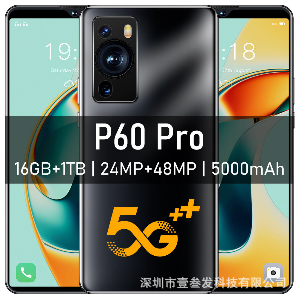 P60pro(1+8G)New Hot6.8Inch5G All-in-one smartphone factory stock