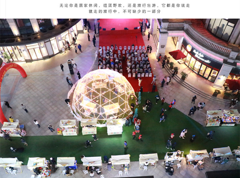 4Transparent Tent Hotel Scenic Spot Dome Starry Sky Tent Camp Round Ball-shaped Famous Accommodation Bubble House Starry Sky Room