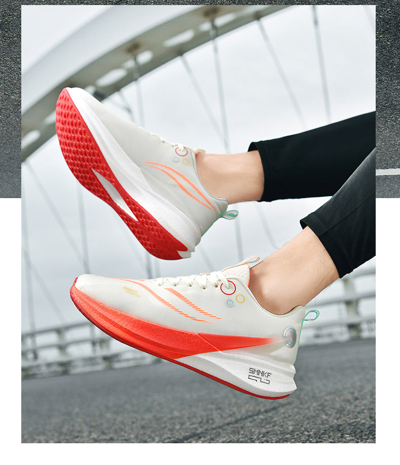 Red Rabbit8pro Rebound Cushioning Carbon Plate Running Shoes Mesh Breathable Non-Slip Sports Shoes Fashion Casual Racing Running Shoes