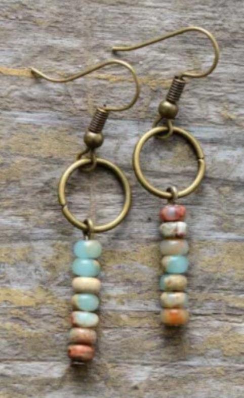 Tiger Eye Elastic Bracelet Adjustable Colorful Beaded Handmade Wrapped Bracelet Volcanic Double Row Woven Bracelet