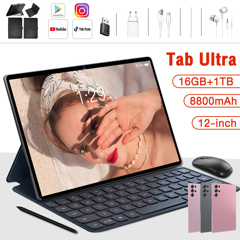 Tablet Tab Ultra High-End Android Smart Tablet10Inch WiFi Bluetooth Tablet(Popular)