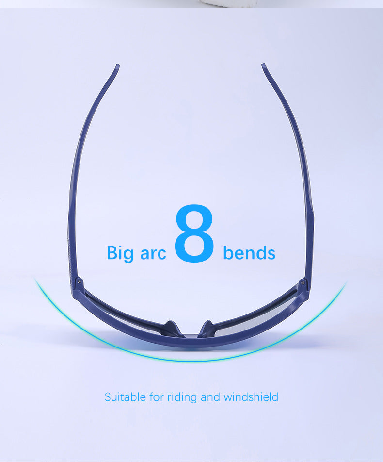 New Colorful Cycling Glasses for Men1998One-piece sunglasses European and American fashion outdoor sports sunglasses