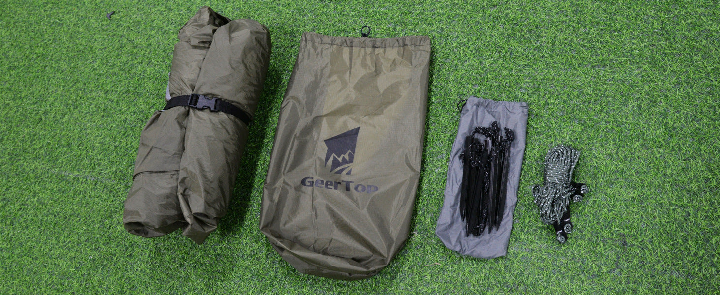 Jituo Lightweight Tent Outdoor Portable Hiking Mountaineering Tent Rainproof Non-Stuffy Ultra-Light Camping Tent for Two Persons