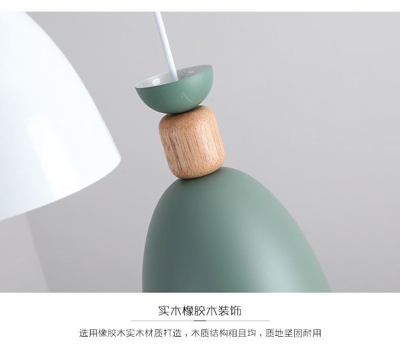 Nordic Restaurant Pendant Light Three-Head Bar Dining Room Table Lamp Creative Personality Bedroom Lamp Modern Minimalist Lighting Fixture