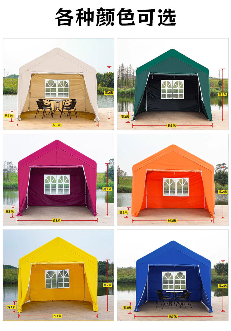 Camping Internet Celebrity Market Stall Tent Cover Thickened Windproof Rainproof Coldproof Outdoor Windproof Cloth Distribution and Dropshipping