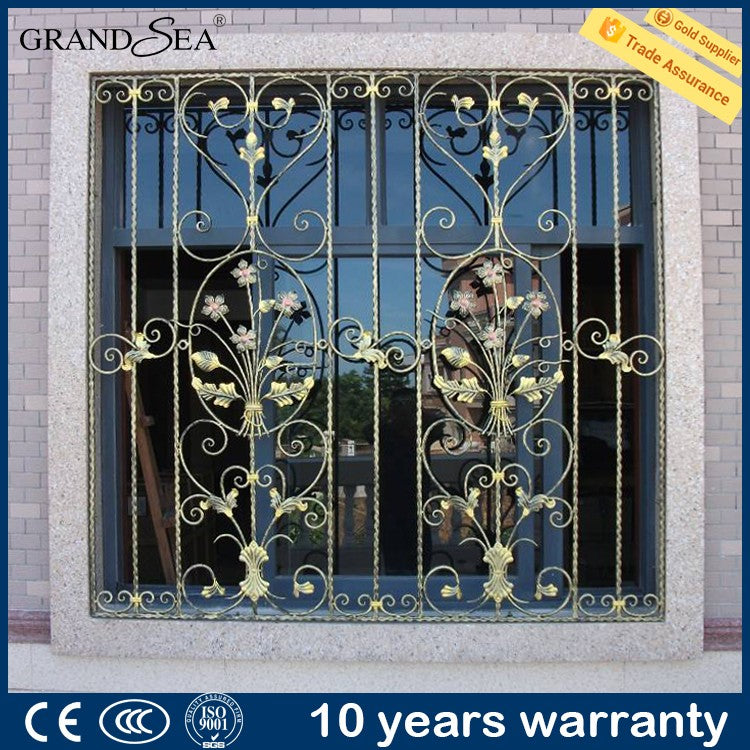 Simple Burglar Proof Stainless Steel Window Grill Design